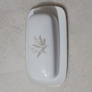 Vinatage Kaysons Fine China Golden Rhapsody Butter Dish